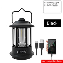 Last inn bildet i Galleri-visningsprogrammet, LUZFUEGA Retro Oppladbar Campinglykt