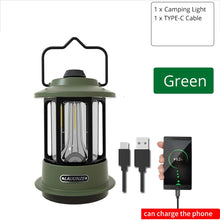 Last inn bildet i Galleri-visningsprogrammet, LUZFUEGA Retro Oppladbar Campinglykt