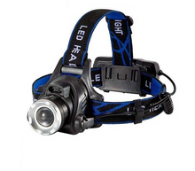 Last inn bildet i Galleri-visningsprogrammet, Vanntett hodelykt LED T6/L2/V6