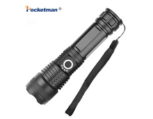 Last inn bildet i Galleri-visningsprogrammet, Kraftig LED lommelykth XHP50 Vanntett og med zoomfunksjon