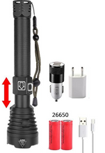 Last inn bildet i Galleri-visningsprogrammet, Ekstremt kraftig lommelykt 300000 lm xhp90.2 Lommelykt