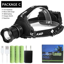 Last inn bildet i Galleri-visningsprogrammet, LitWod XHP90.2 hodelykt med 8000LM