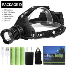 Last inn bildet i Galleri-visningsprogrammet, LitWod XHP90.2 hodelykt med 8000LM