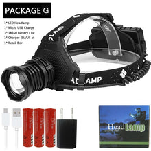 Last inn bildet i Galleri-visningsprogrammet, LitWod XHP90.2 hodelykt med 8000LM