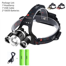 Last inn bildet i Galleri-visningsprogrammet, Hodelykt LED T6