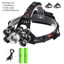 Last inn bildet i Galleri-visningsprogrammet, Hodelykt LED T6