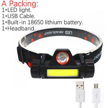 Last inn bildet i Galleri-visningsprogrammet, Mikro hodelykt Q5+COB