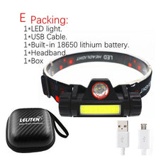 Last inn bildet i Galleri-visningsprogrammet, Mikro hodelykt Q5+COB