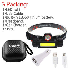 Last inn bildet i Galleri-visningsprogrammet, Mikro hodelykt Q5+COB