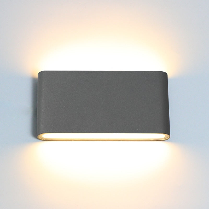 Utendør ledlampe med dobbel side
