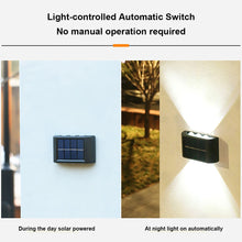 Last inn bildet i Galleri-visningsprogrammet, Solar Wall Lamp Outdoor Waterproof Up And Down Luminous Lighting
