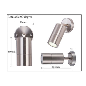 Moderne led utendørs lampe