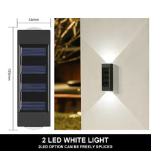 Last inn bildet i Galleri-visningsprogrammet, Solar Wall Lamp Outdoor Waterproof Up And Down Luminous Lighting
