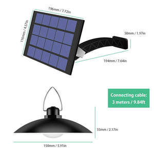 Tomshine L4166 Solcelledrevet Vegglampe med Bevegelsessensor